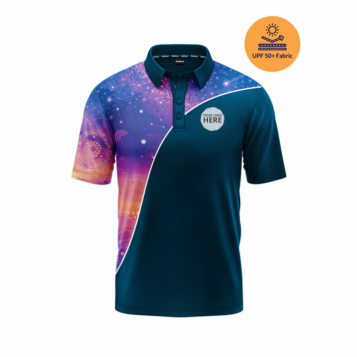 50 Years Deadly - UPF50 - NAIDOC 26 Men's Custom Polo