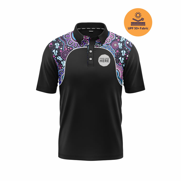 Stronger Together - UPF50 - NAIDOC 26 Men's Custom Polo