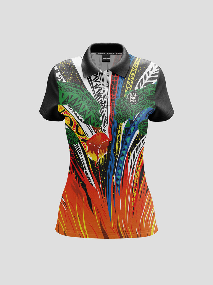 Urapan Muy (One Fire) - NAIDOC 2024 Women's Polo (Limited Edition)