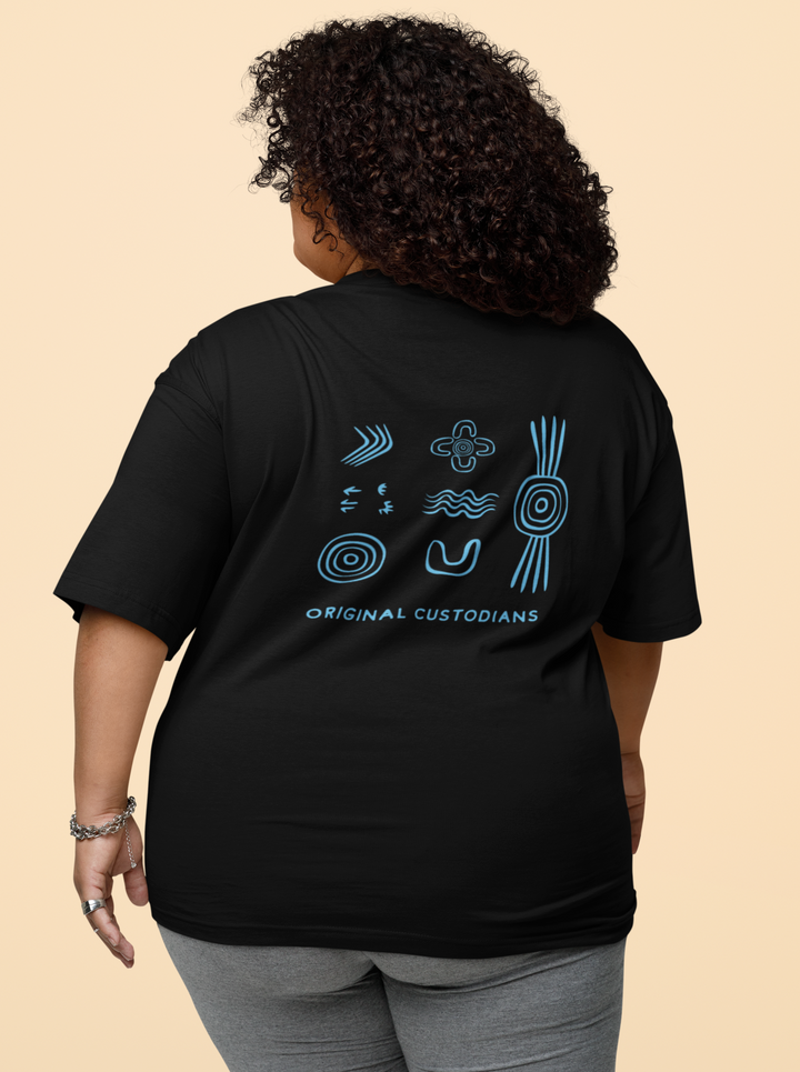 Guardians of Country (Blue) - Unisex Organic T-shirt