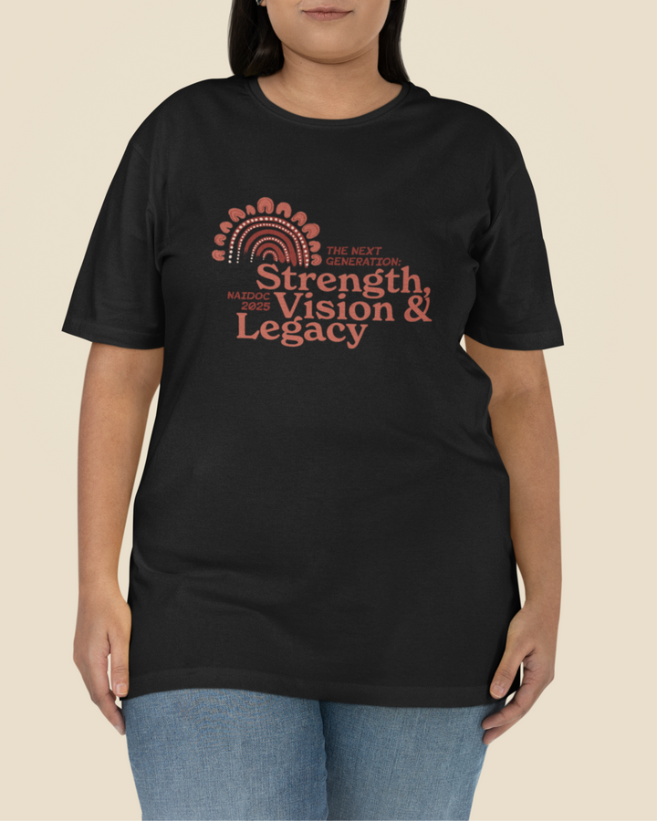 Strength, Vision & Legacy - NAIDOC 2025 Unisex Organic T-Shirt