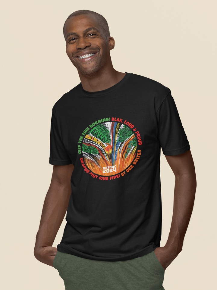 One Fire - NAIDOC 2024 Unisex Organic T-shirt