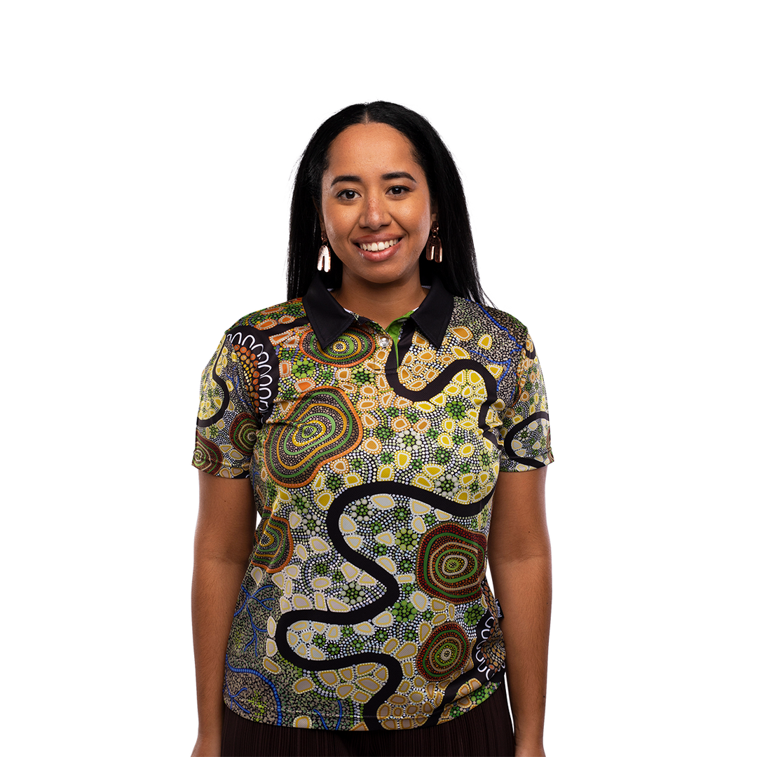 We are excited to present this detailed new design called To My Country by the talented and inspiring Aboriginal artist Leah Brideson!