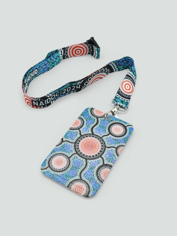 Wii Wiima-li (Make A Fire) - NAIDOC 2024 Lanyard + Card Holder Set