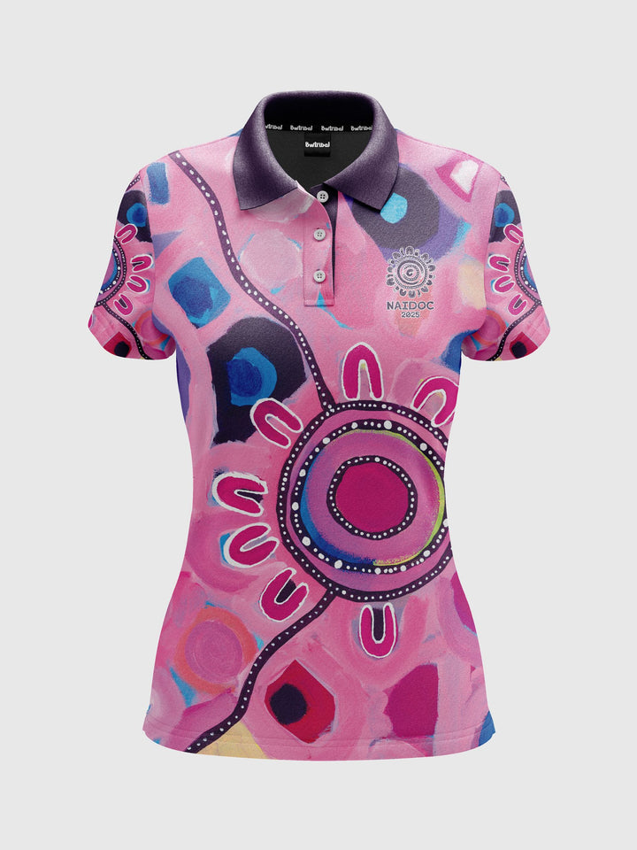 Meeting Place - Sharing Knowledge - NAIDOC 2025 Women's Polo + FREE T-SHIRT