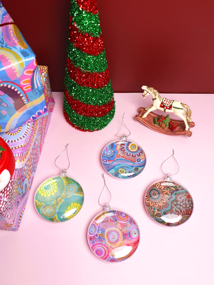 Christmas Tree Baubles (Limited Edition) - 4 Pack