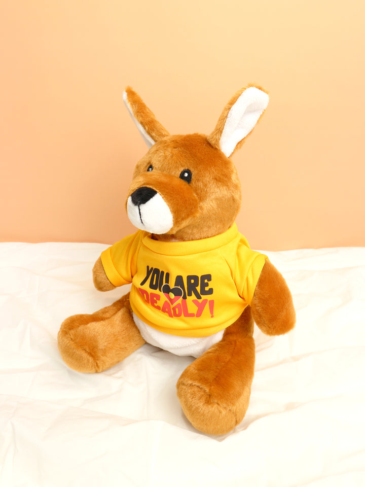 Jumpin' Yuri - Kangaroo Plush Toy (Yellow)