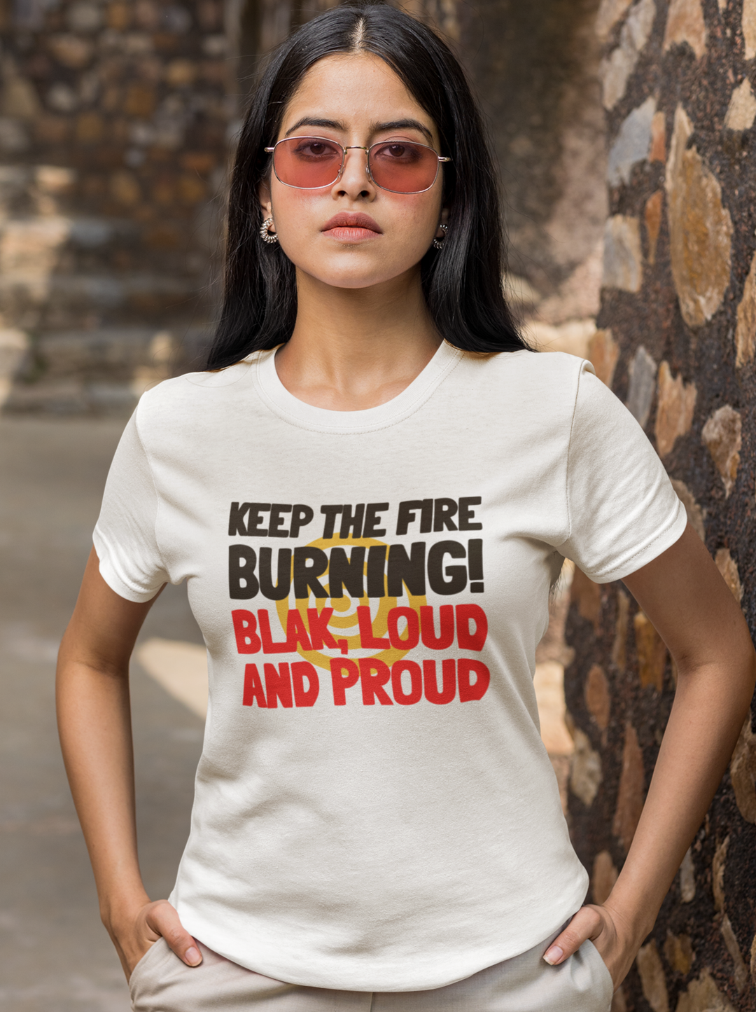 Keep The Fire Burning! NAIDOC 2024 - Women’s Tee