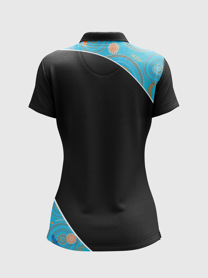 Never Stop the Dreaming - UPF 50+ - NAIDOC 25 Women's Custom Polo