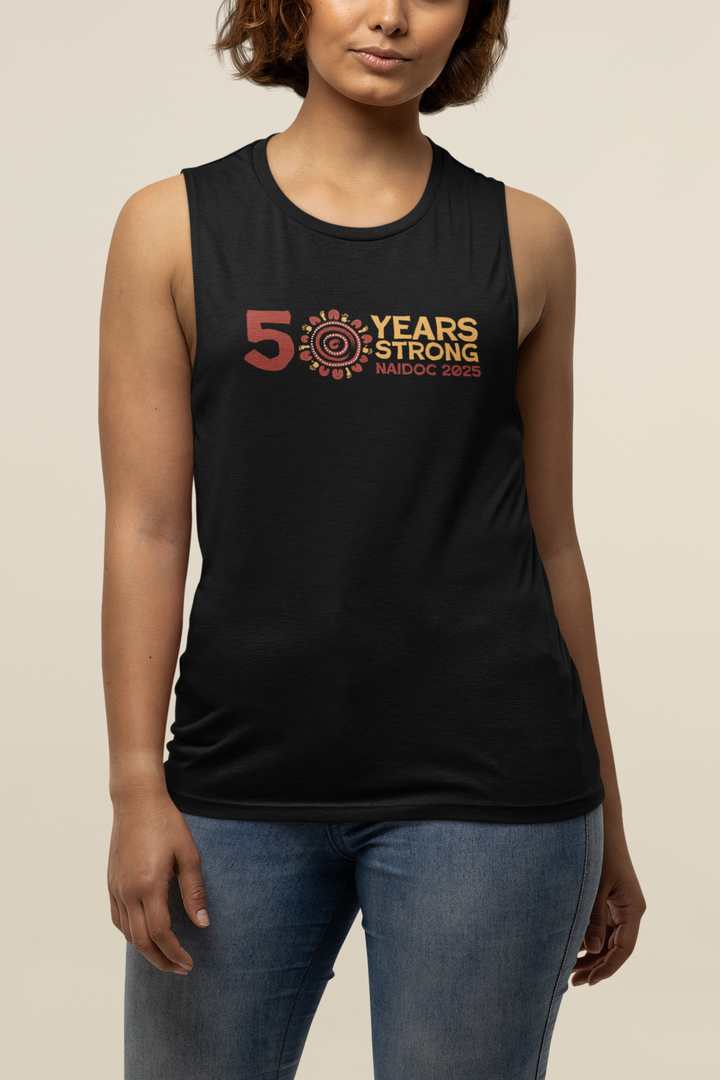 50 Years Strong  - NAIDOC 2025 Unisex Tank Top