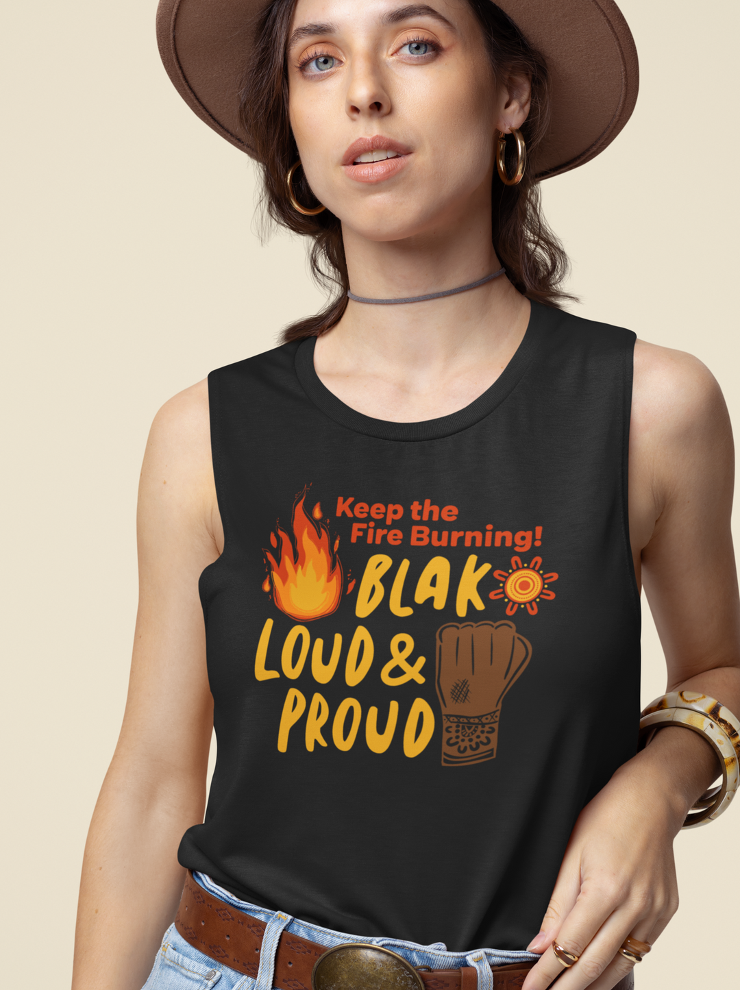 The Fire Within - NAIDOC 2024 Unisex Tank Top