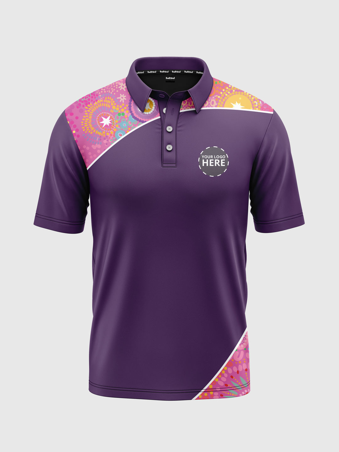 Deep Roots, Bright Future - Bamboo - NAIDOC 2025 Men's Custom Polo