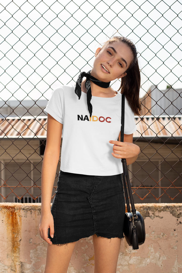 Mob Strong - NAIDOC 2025 Women's Crop Tee