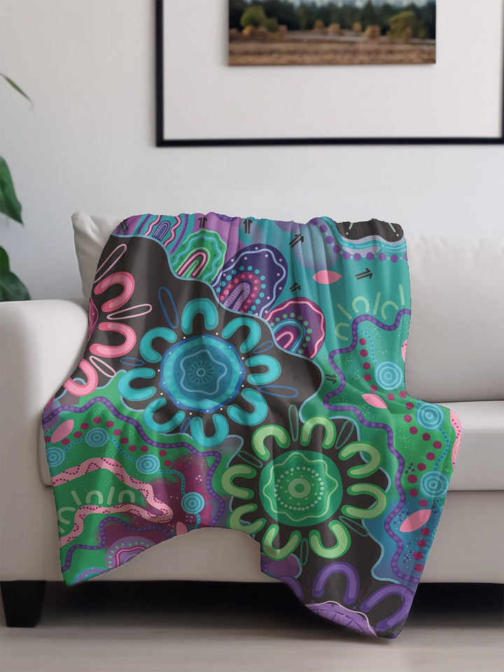KIKI III - Throw  Rug / Throw Blanket