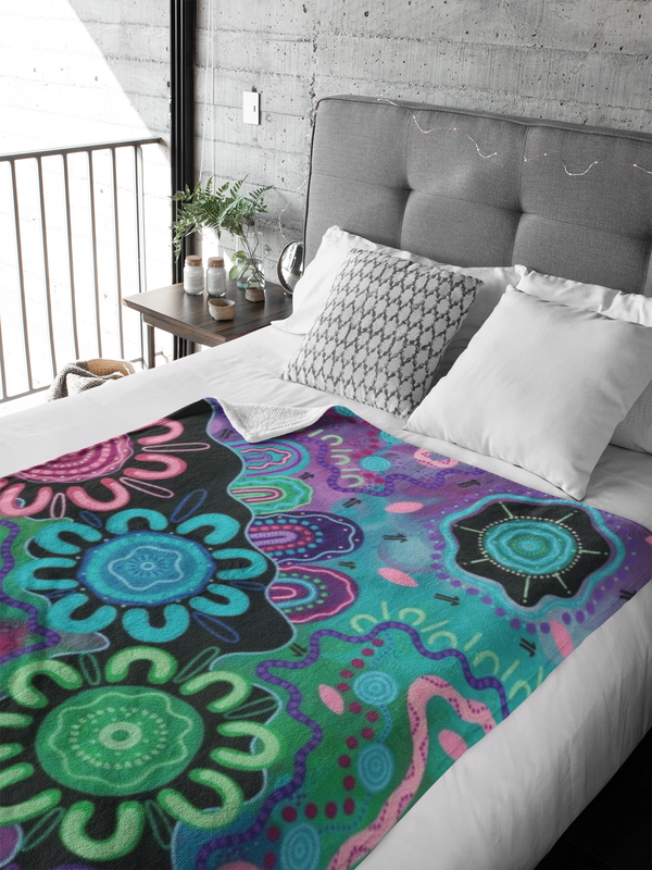 KIKI III - Throw  Rug / Throw Blanket