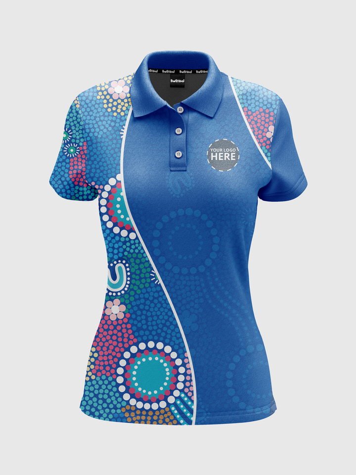 Old Ways Guiding New Paths - Signature Bamboo - NAIDOC 25 Women's Custom Polo