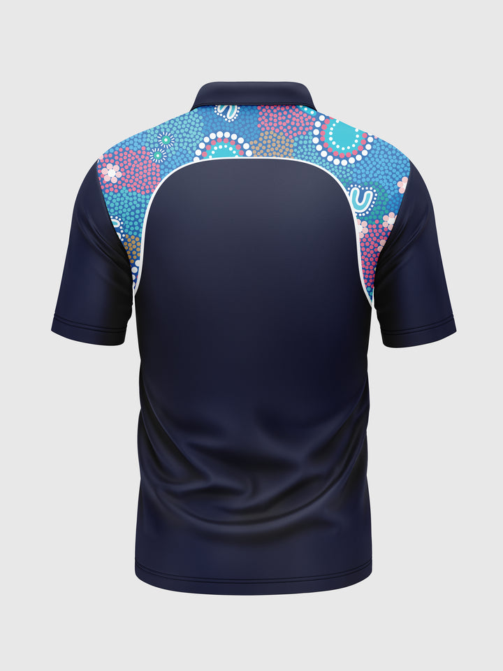 Old Ways Guiding New Paths - UPF 50+ - NAIDOC 25 Men's Custom Polo