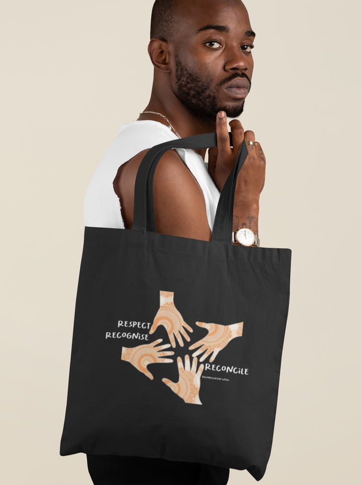 Respect, Recognise, Reconcile - Cotton Tote Bag