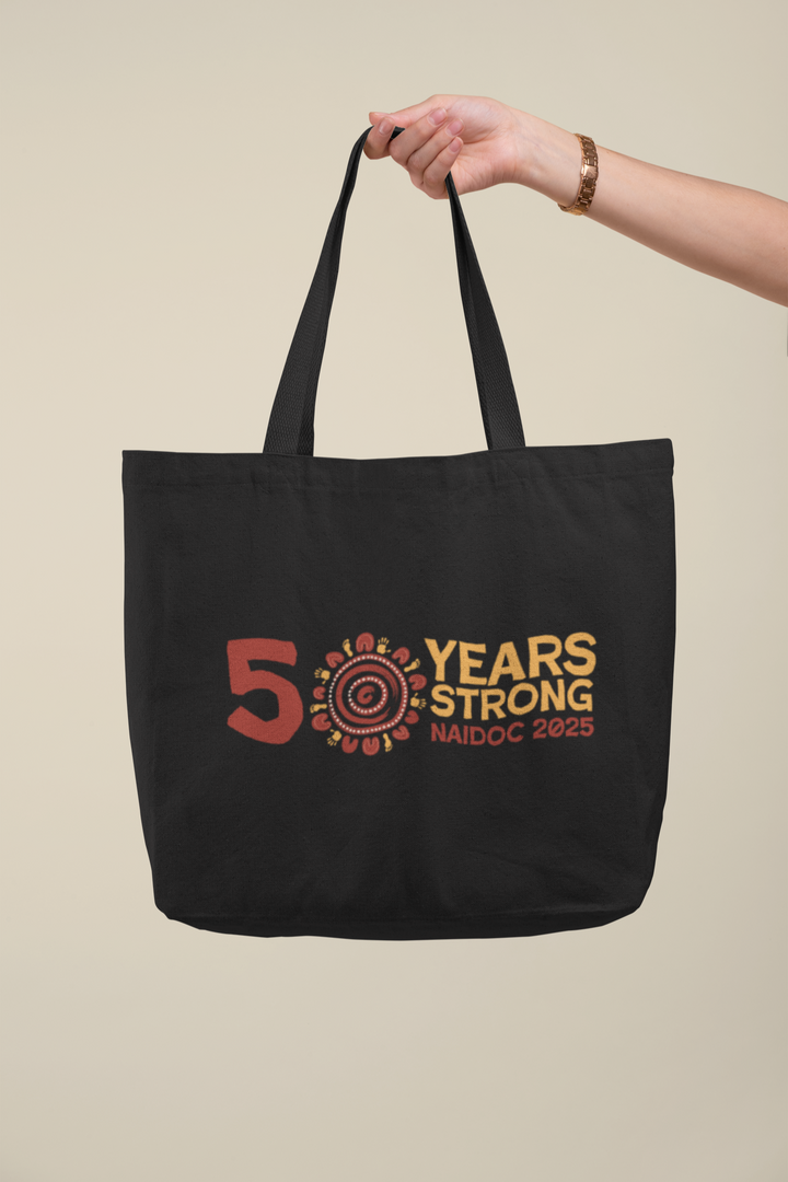 50 Years Strong  - NAIDOC 2025 Cotton Tote Bag