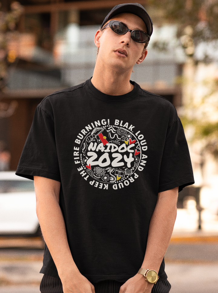 Blak, Loud and Proud NAIDOC 2024 - Men's Organic T-shirt