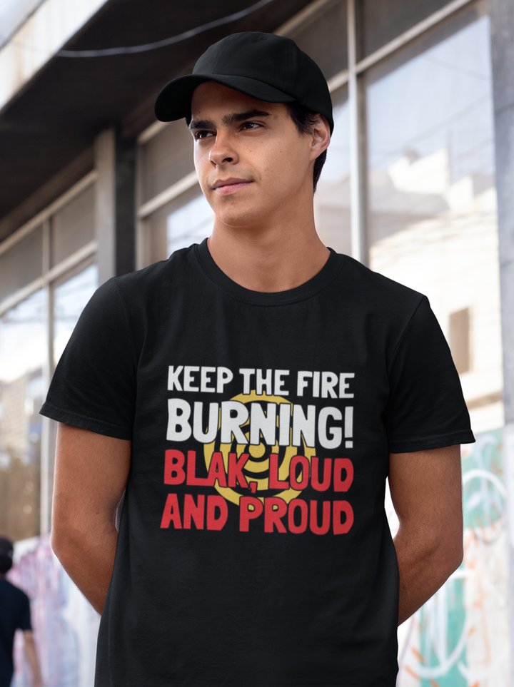 Keep the Fire Burning! NAIDOC 2024 - Men's Organic T-shirt