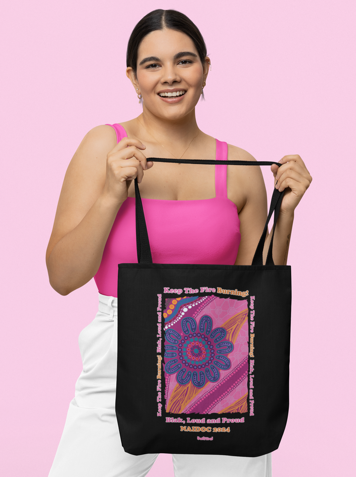 Flames of Connection - NAIDOC 2024 Canvas Bag