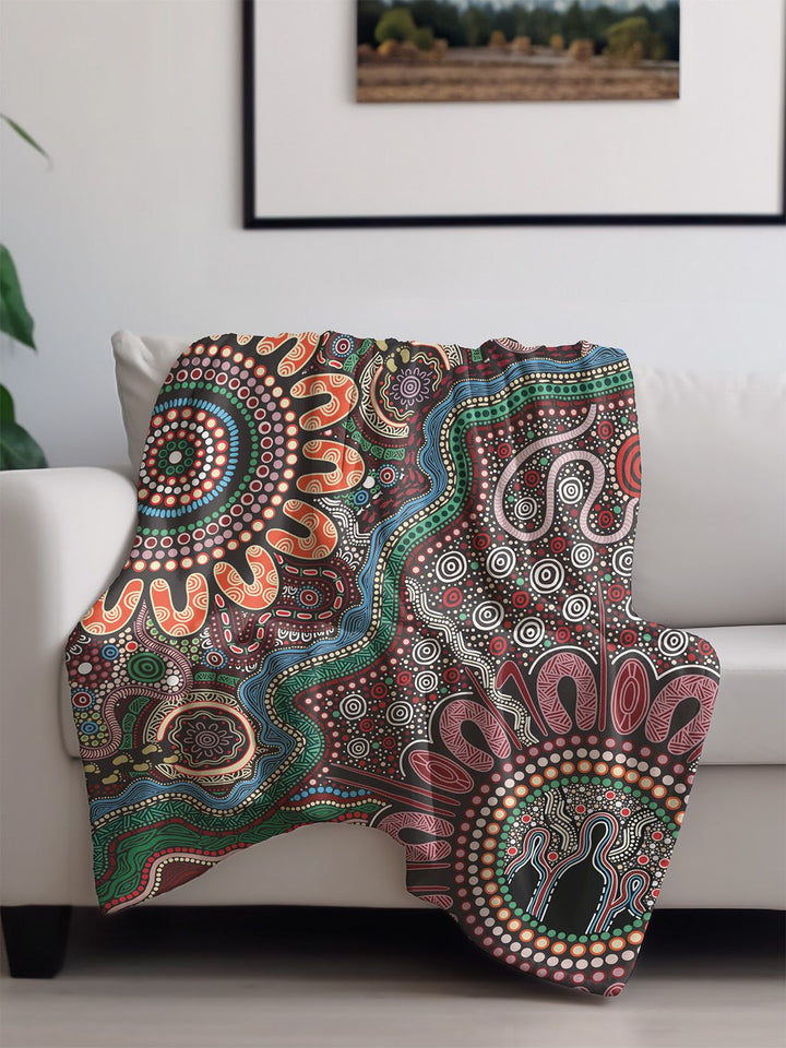 Family Strength - Throw  Rug / Throw Blanket