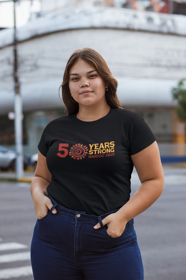 50 Years Strong  - NAIDOC 2025 Women’s T-Shirt