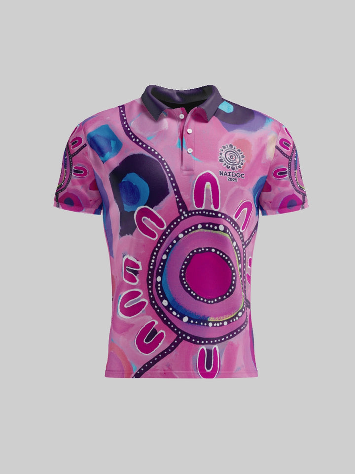 Meeting Place - Sharing Knowledge - NAIDOC 2025 Women's Polo + FREE T-SHIRT