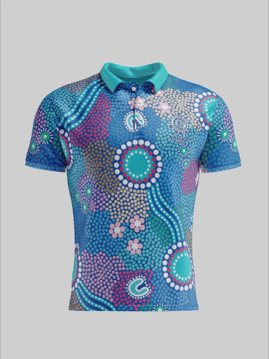 Old Ways Guiding New Paths - NAIDOC 2025 Women's Polo + FREE T-SHIRT