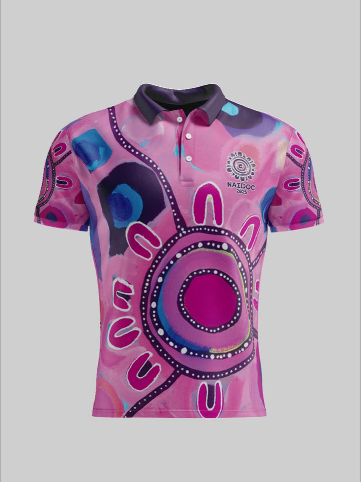 Meeting Place - Sharing Knowledge - NAIDOC 2025 Women's Polo + FREE T-SHIRT