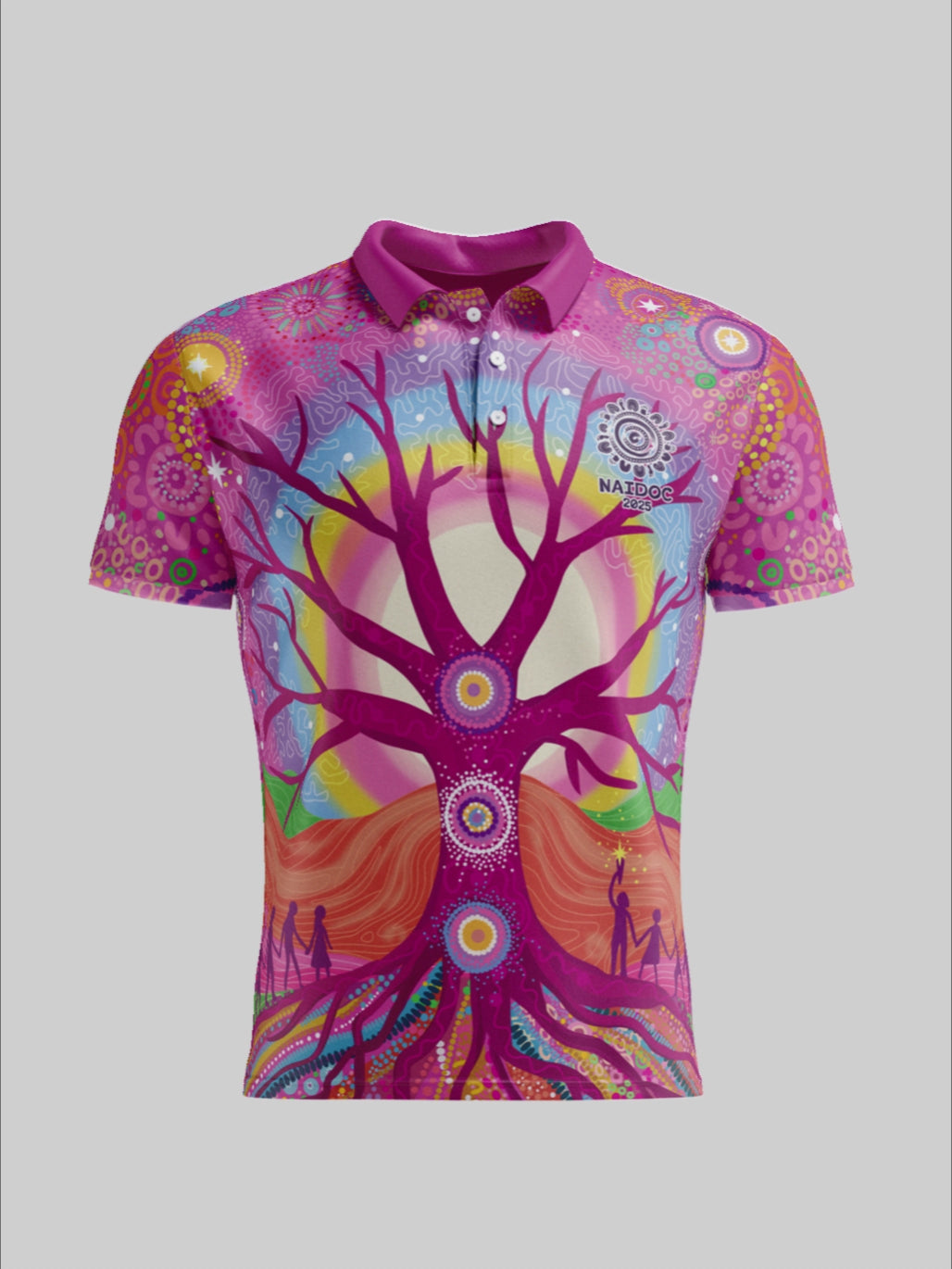 Deep Roots, Bright Future - NAIDOC 2025 Women's Polo + FREE T-SHIRT