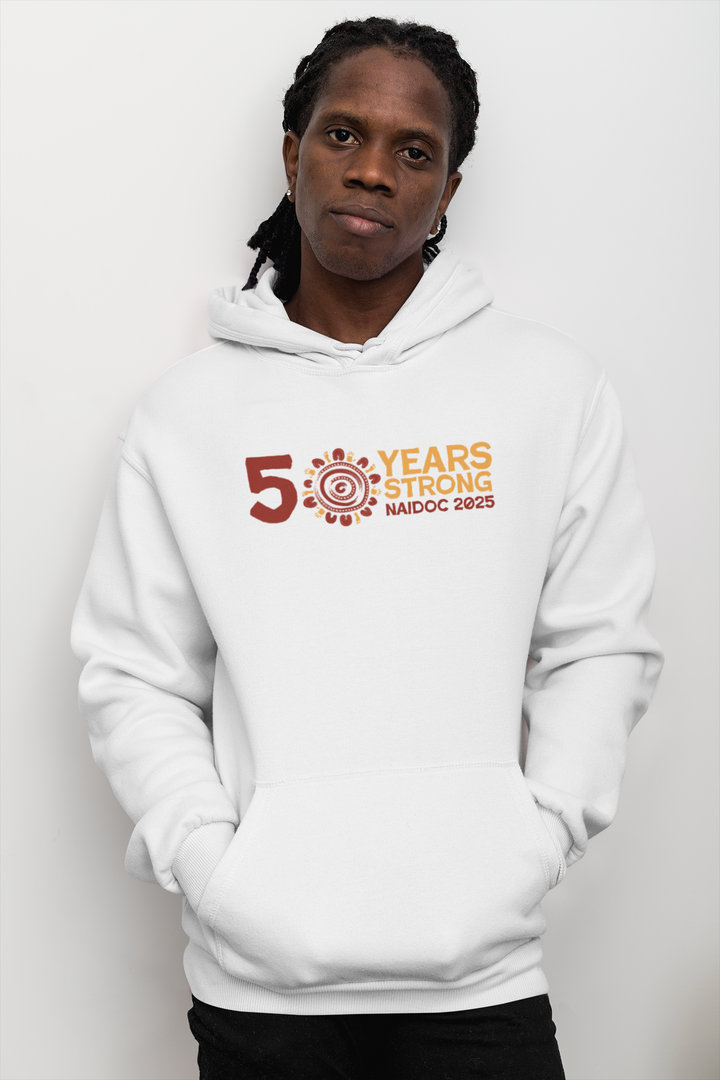 50 Years Strong  - NAIDOC 2025 Unisex Hoodie