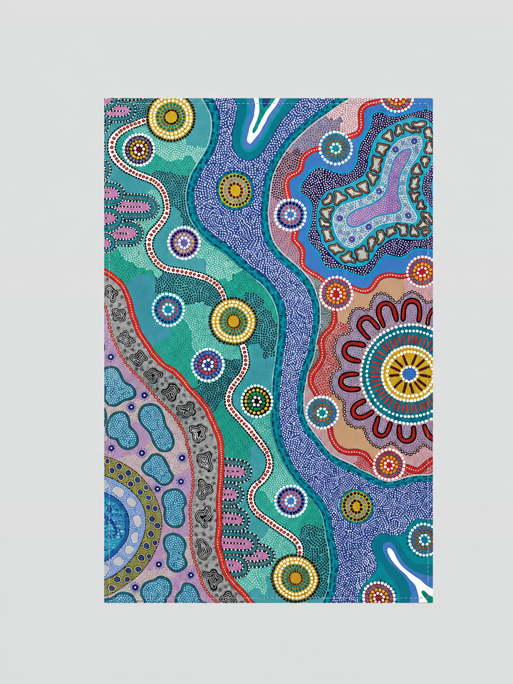 ROCKPOOLS - COTTON CREPE TEA TOWEL