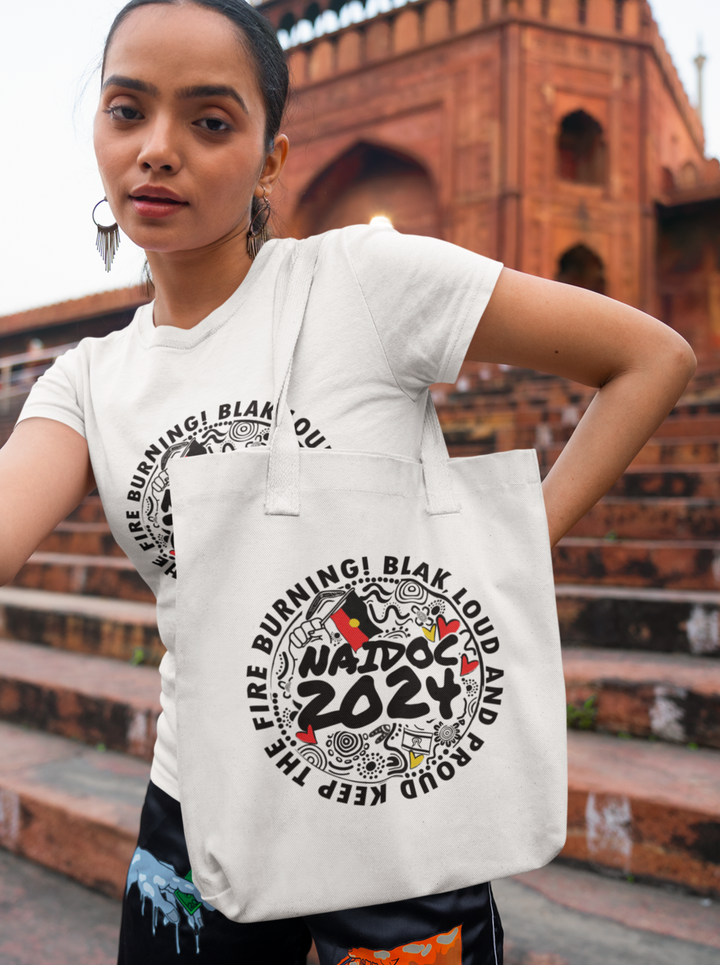 Blak, Loud and Proud NAIDOC 2024 Cotton Tote Bag