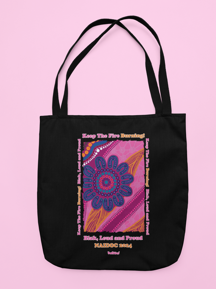 Flames of Connection - NAIDOC 2024 Canvas Bag