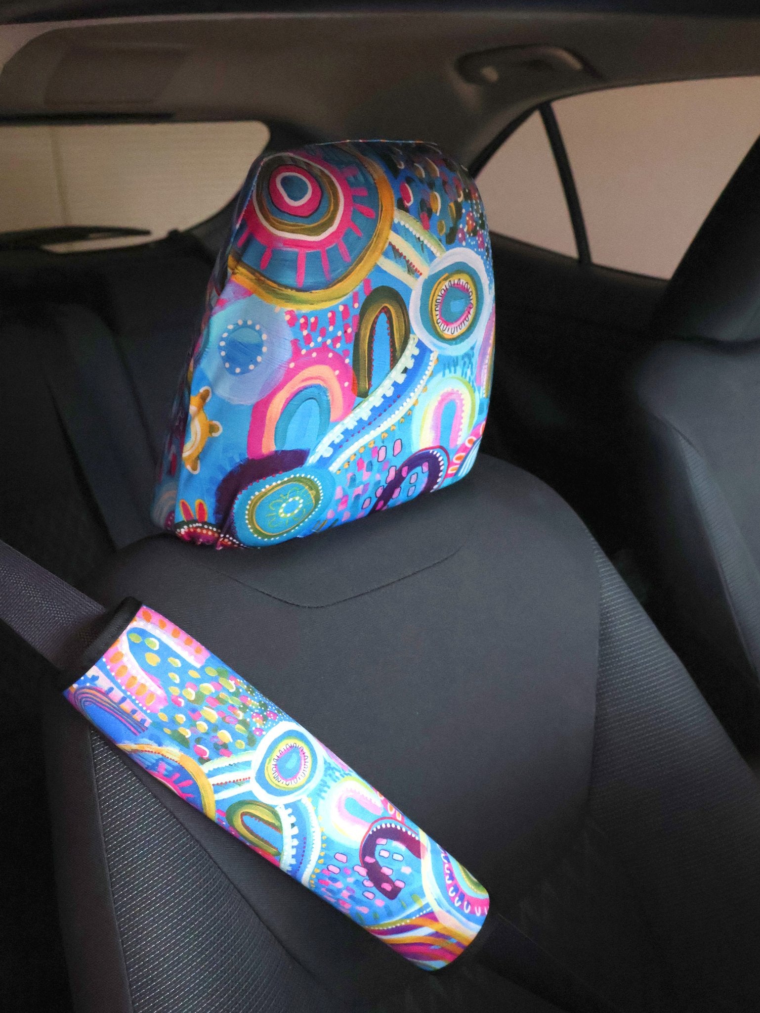 Blue Paisley Design Car Seat Covers Pair, shops 2 Front Seat Covers, Car Seat Protector, Car Accessory, Seat Cover For Car