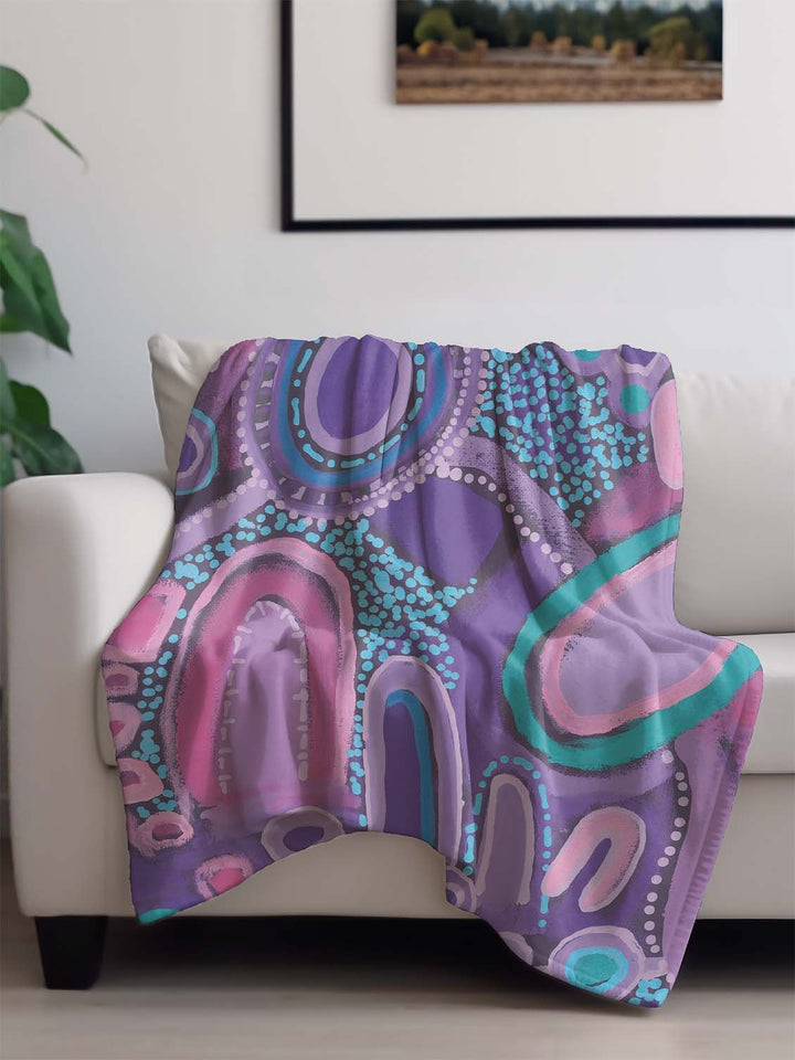 Community Connections - Throw Rug / Throw Blanket