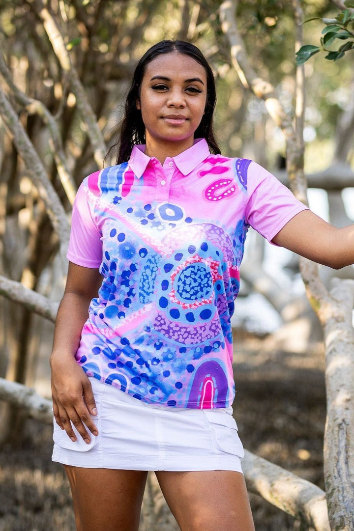 Blue Waterhole - Women's Polo