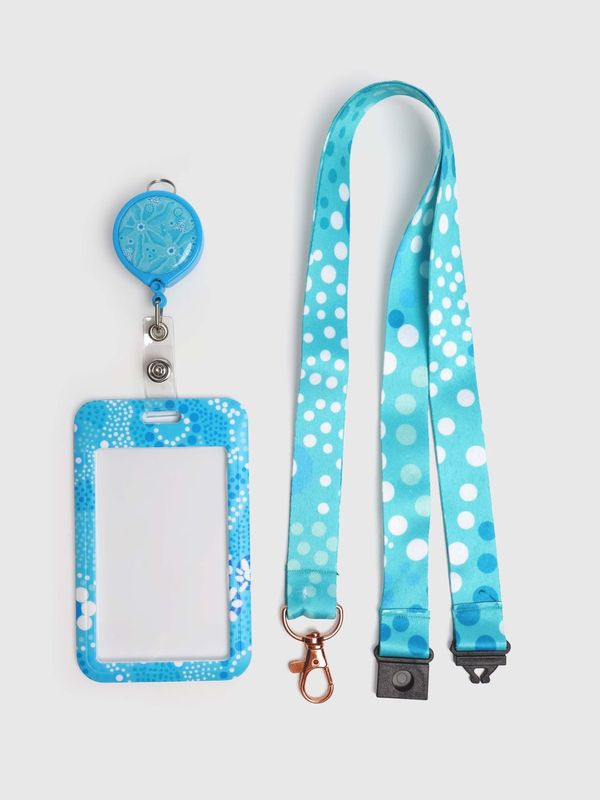 Nadyung (Healing Water) - ID Card Set with Lanyard and Retractable Holder