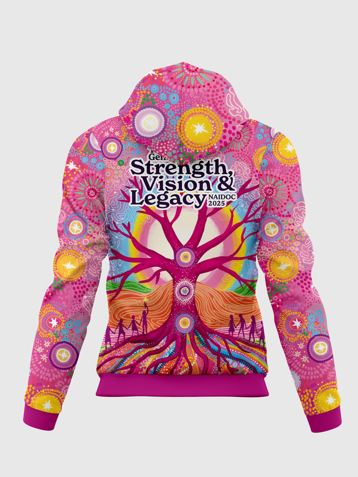 Deep Roots, Bright Future - NAIDOC 2025 Women's Hoodie
