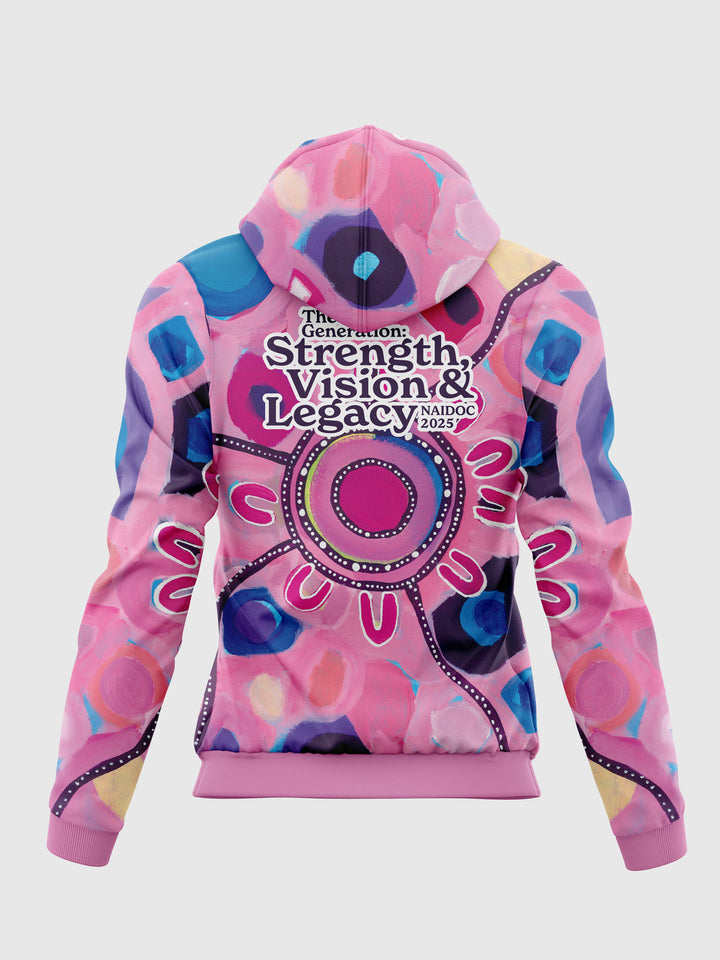 Meeting Place - Sharing Knowledge - NAIDOC 2025 Women's Hoodie