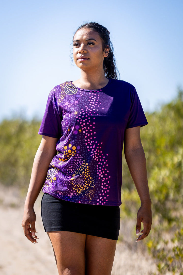 Purple Desert Flower - Women's Fashion Top