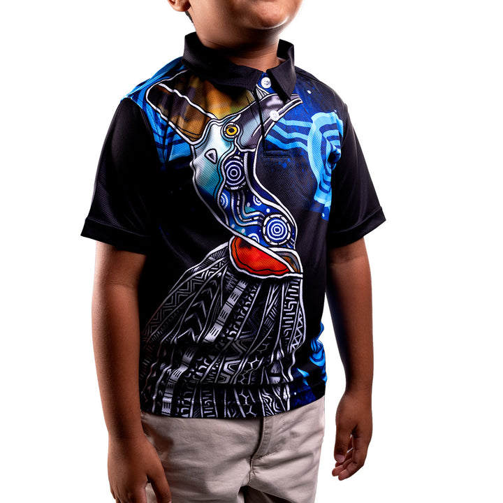 Cassowary Artwork - Kid's Polo Shirt - Polo