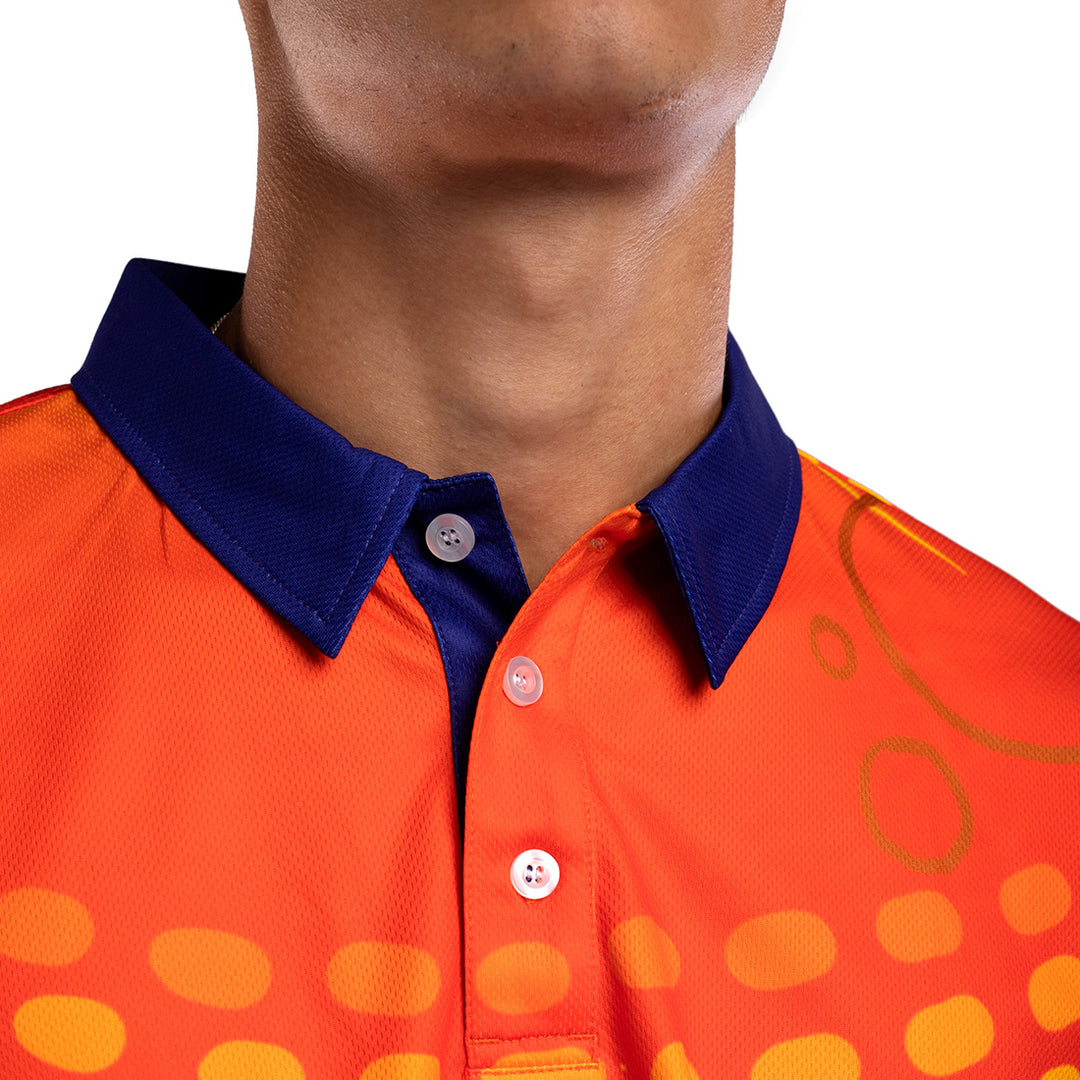 Goanna Artwork - Men's Polo Shirt - Polo