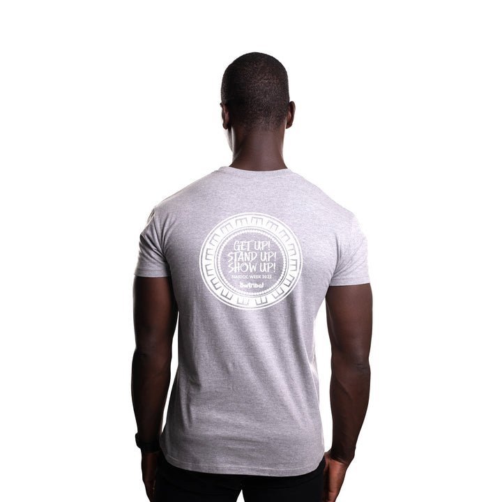 NAIDOC 2022 WEEK (SHOW UP) - (logo on the back) Men's Cotton T-Shirt - Shirt