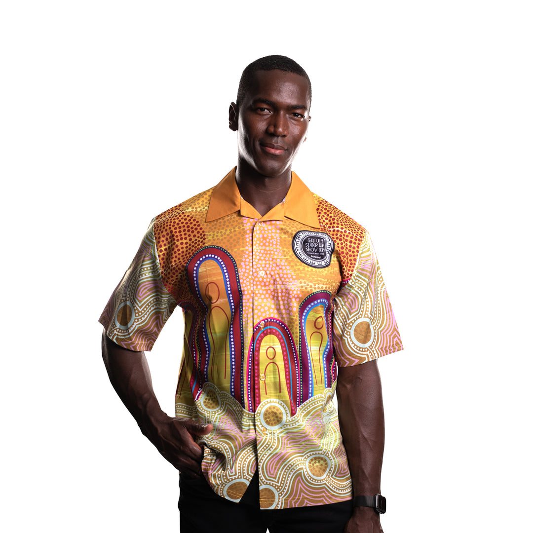 Warra-li (NAIDOC 2022) - Men's Dress Shirt - Men's Dress Shirt
