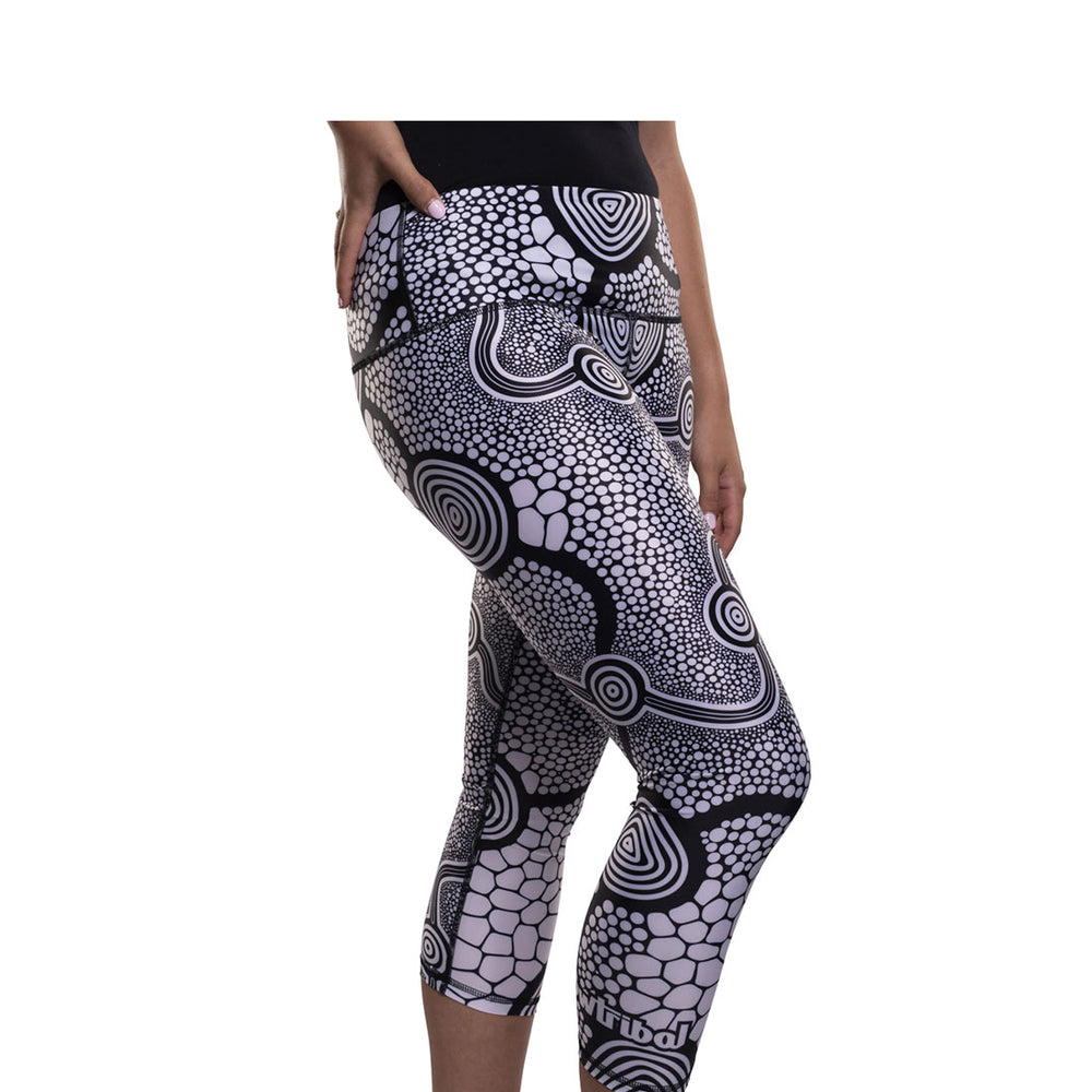 Buy Aboriginal Art Leggings for Women Mid Rise Womens Leggings Feat.  Australian Indigenous Polka Dots Artwork Yoga Leggings Gift for Women  Online in India 