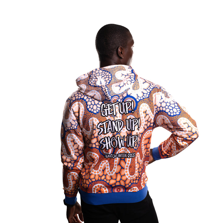 Yaraay Dhurra-li "Sunrise" (NAIDOC 2022) - Men's Hoodies - Hoodie